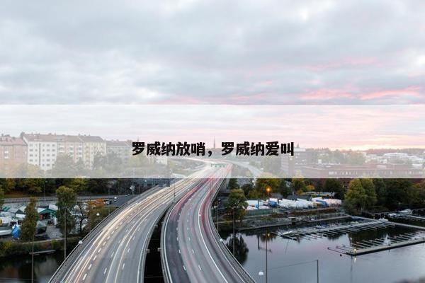 罗威纳放哨，罗威纳爱叫