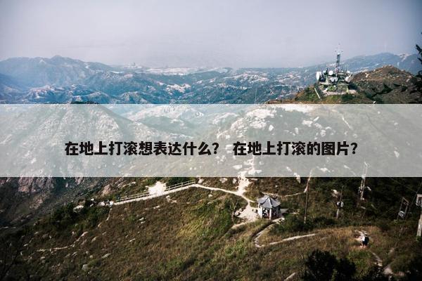 在地上打滚想表达什么？ 在地上打滚的图片？