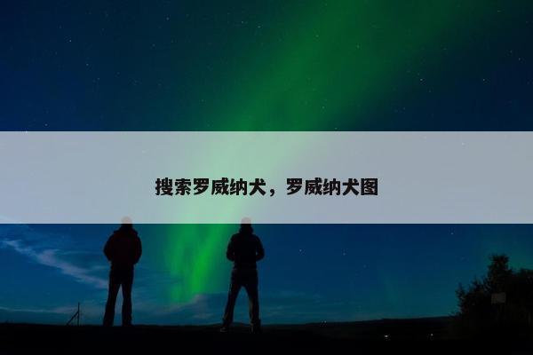 搜索罗威纳犬，罗威纳犬图