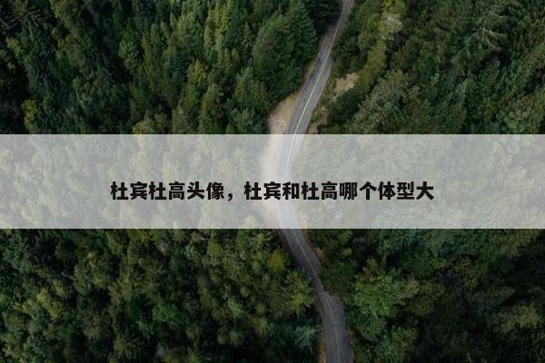 杜宾杜高头像，杜宾和杜高哪个体型大