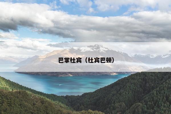巴掌杜宾（杜宾巴顿）