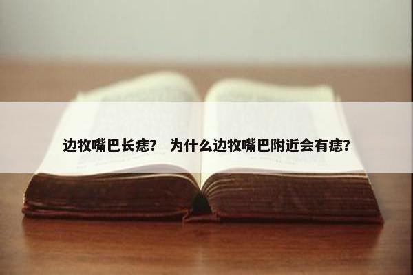 边牧嘴巴长痣？ 为什么边牧嘴巴附近会有痣？