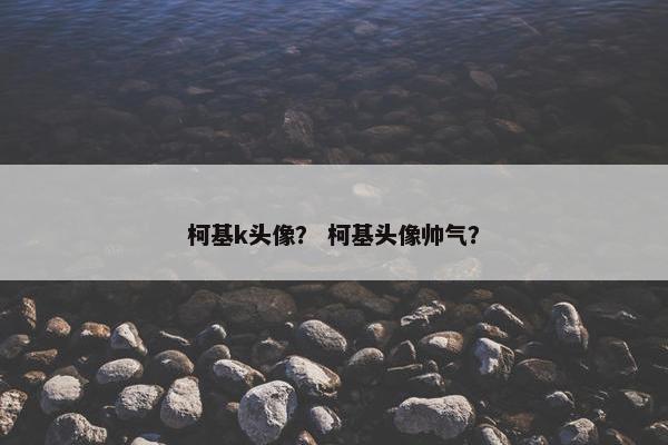 柯基k头像？ 柯基头像帅气？