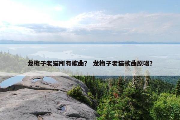 龙梅子老猫所有歌曲？ 龙梅子老猫歌曲原唱？