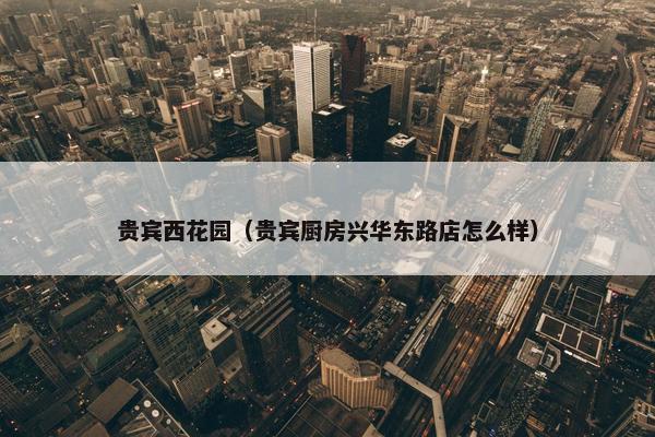 贵宾西花园（贵宾厨房兴华东路店怎么样）