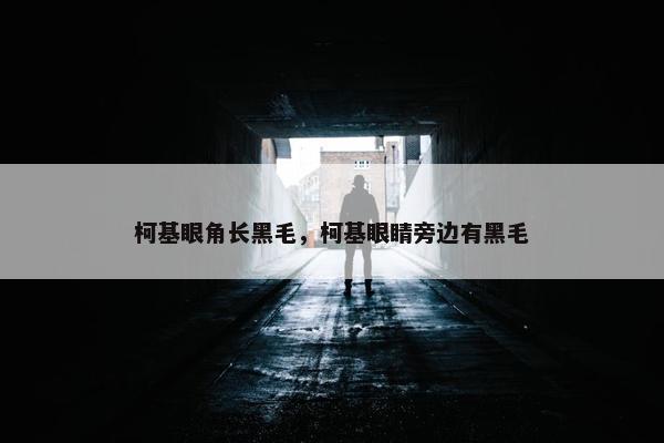 柯基眼角长黑毛，柯基眼睛旁边有黑毛