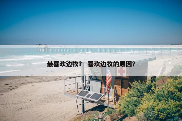 最喜欢边牧？ 喜欢边牧的原因？