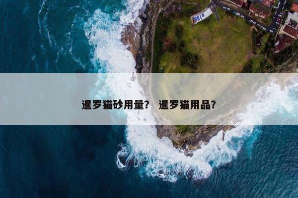 暹罗猫砂用量？ 暹罗猫用品？