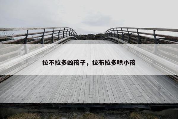 拉不拉多凶孩子，拉布拉多哄小孩