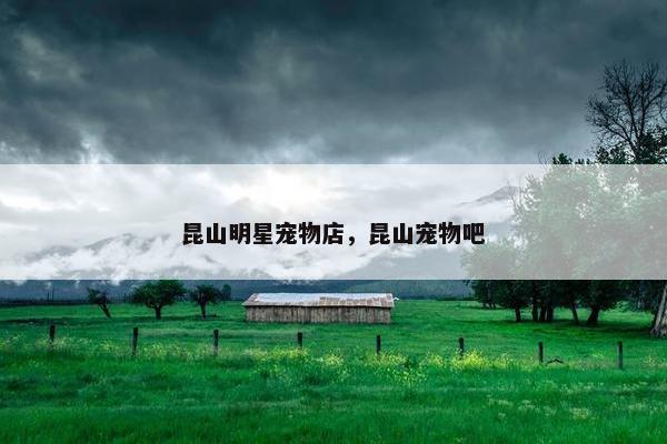 昆山明星宠物店，昆山宠物吧