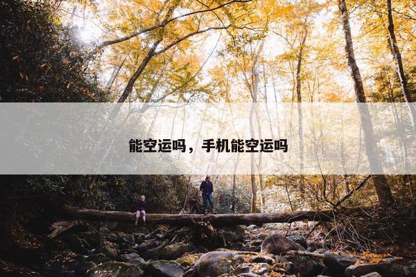 能空运吗，手机能空运吗