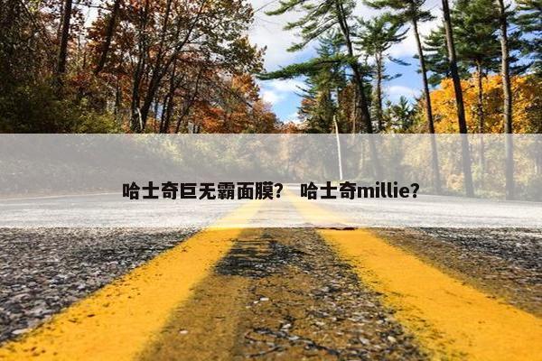 哈士奇巨无霸面膜？ 哈士奇millie？