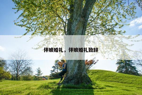 伴娘婚礼，伴娘婚礼致辞