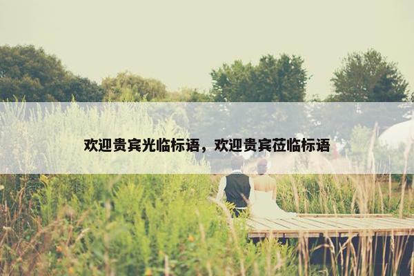 欢迎贵宾光临标语，欢迎贵宾莅临标语