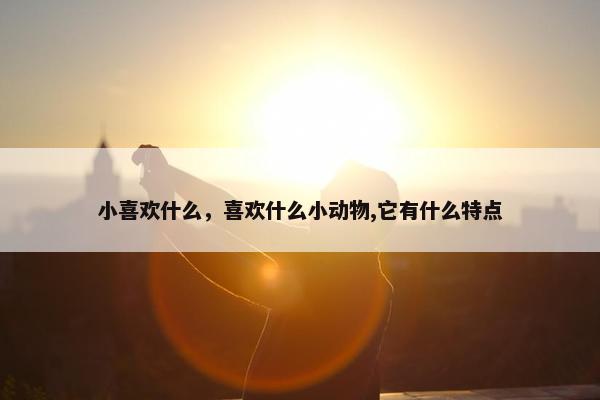 小喜欢什么，喜欢什么小动物,它有什么特点