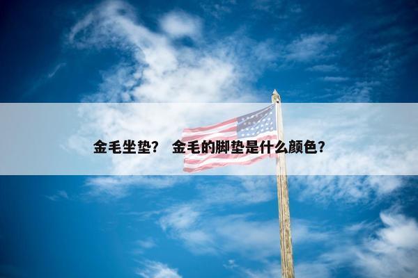 金毛坐垫？ 金毛的脚垫是什么颜色？