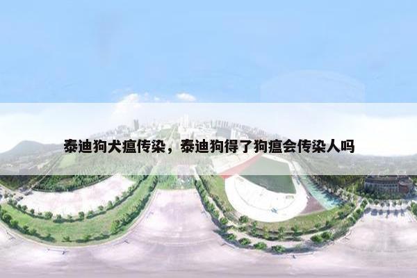 泰迪狗犬瘟传染，泰迪狗得了狗瘟会传染人吗