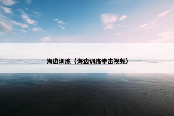 海边训练（海边训练拳击视频）