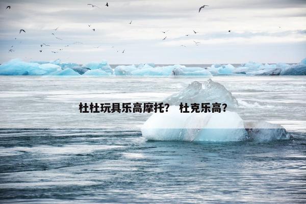 杜杜玩具乐高摩托？ 杜克乐高？