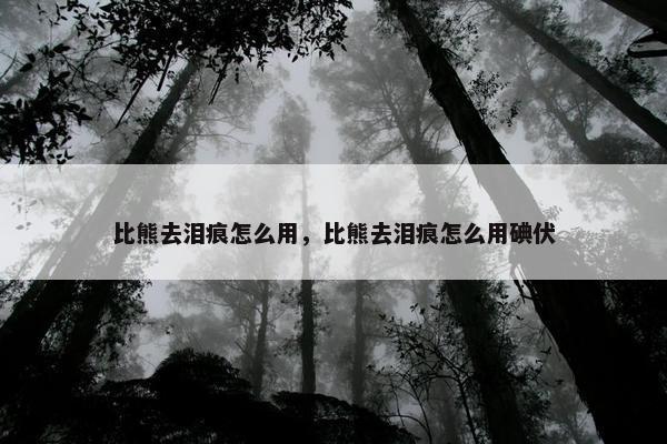 比熊去泪痕怎么用，比熊去泪痕怎么用碘伏