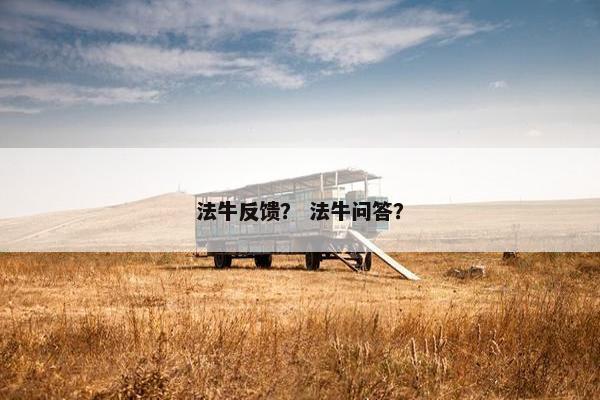 法牛反馈？ 法牛问答？