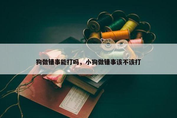 狗做错事能打吗，小狗做错事该不该打