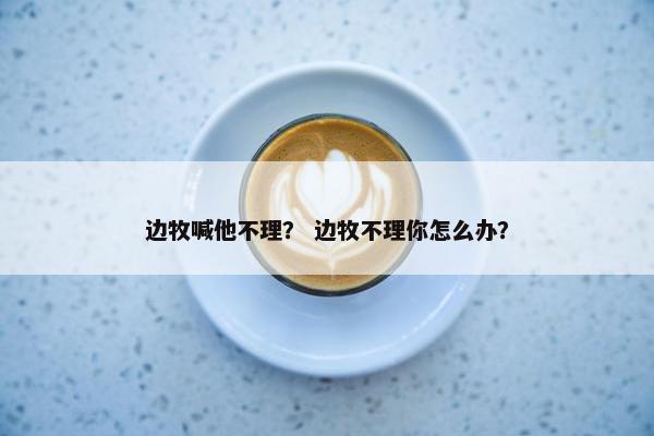 边牧喊他不理？ 边牧不理你怎么办？