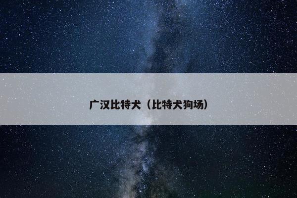 广汉比特犬（比特犬狗场）