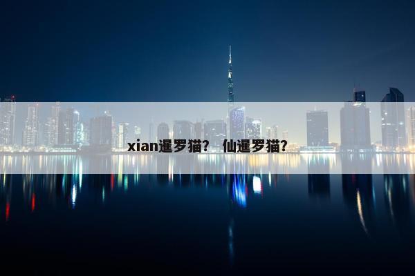 xian暹罗猫？ 仙暹罗猫？