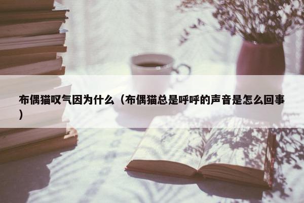 布偶猫叹气因为什么（布偶猫总是呼呼的声音是怎么回事）
