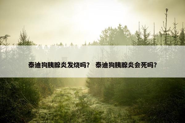 泰迪狗胰腺炎发烧吗？ 泰迪狗胰腺炎会死吗？