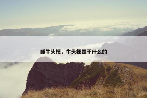 睡牛头梗，牛头梗是干什么的