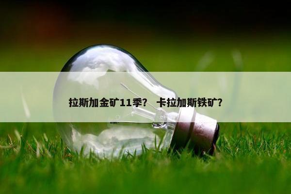拉斯加金矿11季？ 卡拉加斯铁矿？