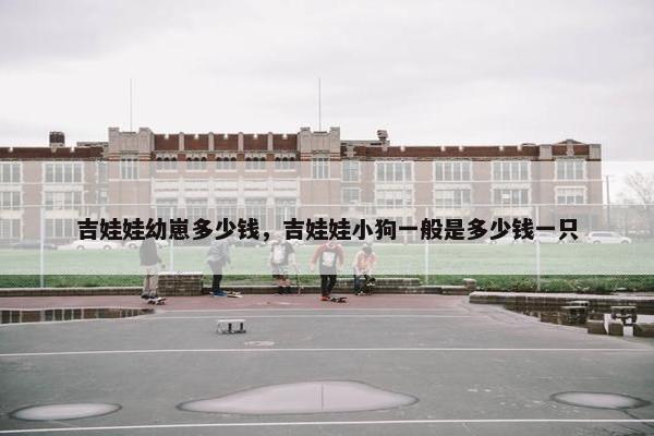 吉娃娃幼崽多少钱，吉娃娃小狗一般是多少钱一只