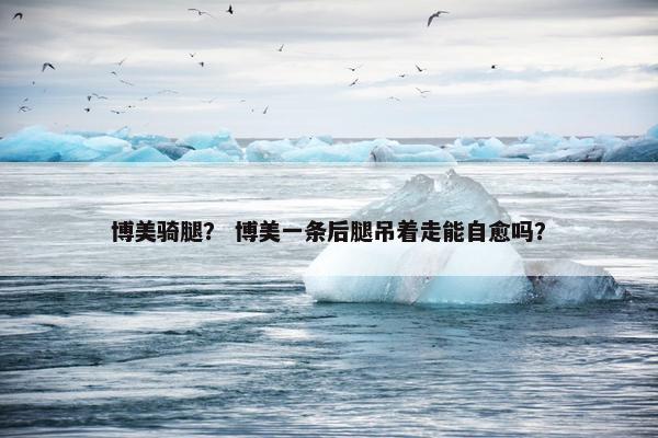 博美骑腿？ 博美一条后腿吊着走能自愈吗？