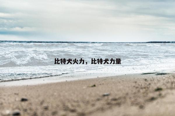 比特犬火力，比特犬力量