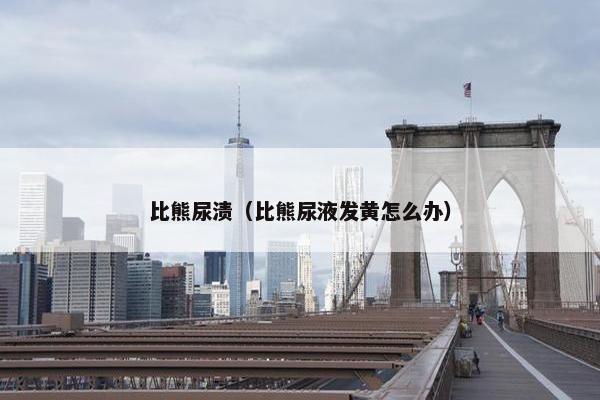 比熊尿渍（比熊尿液发黄怎么办）