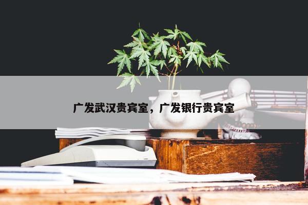 广发武汉贵宾室，广发银行贵宾室