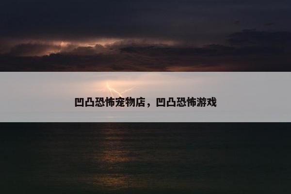 凹凸恐怖宠物店，凹凸恐怖游戏