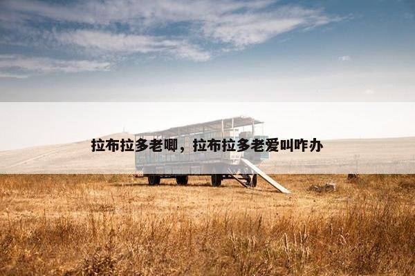 拉布拉多老唧，拉布拉多老爱叫咋办
