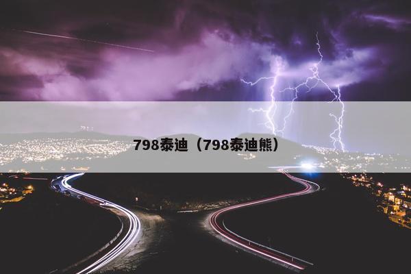 798泰迪（798泰迪熊）
