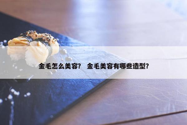 金毛怎么美容？ 金毛美容有哪些造型？