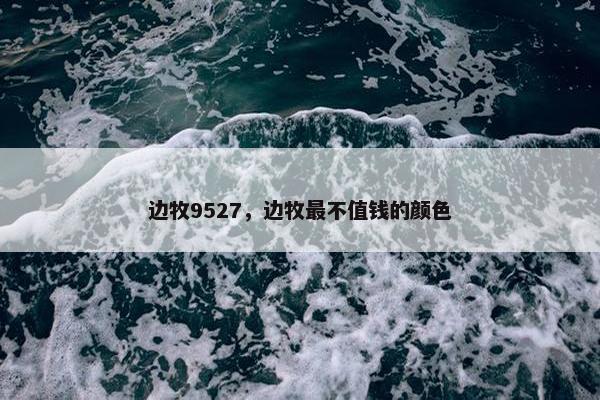 边牧9527，边牧最不值钱的颜色