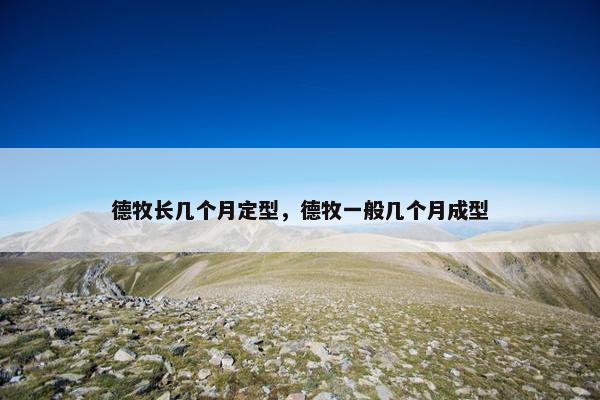 德牧长几个月定型，德牧一般几个月成型